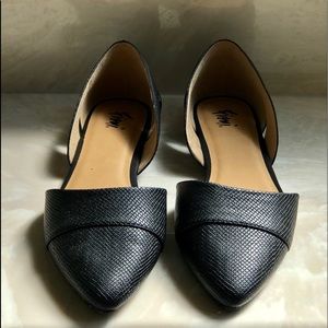 Black Slip-In Flats